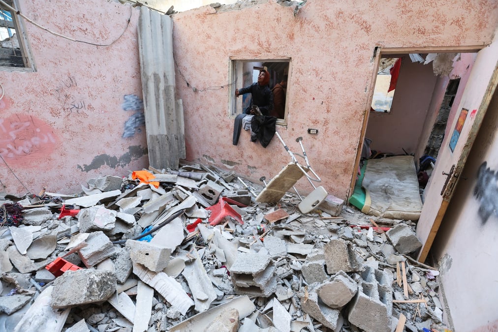 Apres une frappe israelienne a rafah