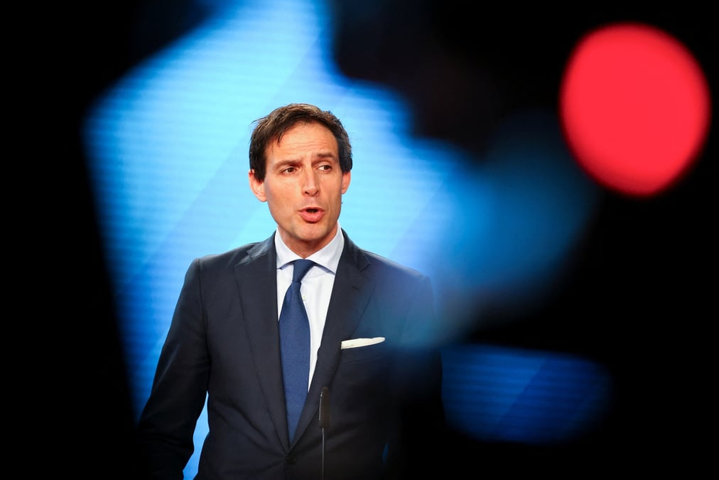 Wopke Hoekstra, le commissaire européen au Climat, à la Neutralité carbone et à la Croissance propre.
