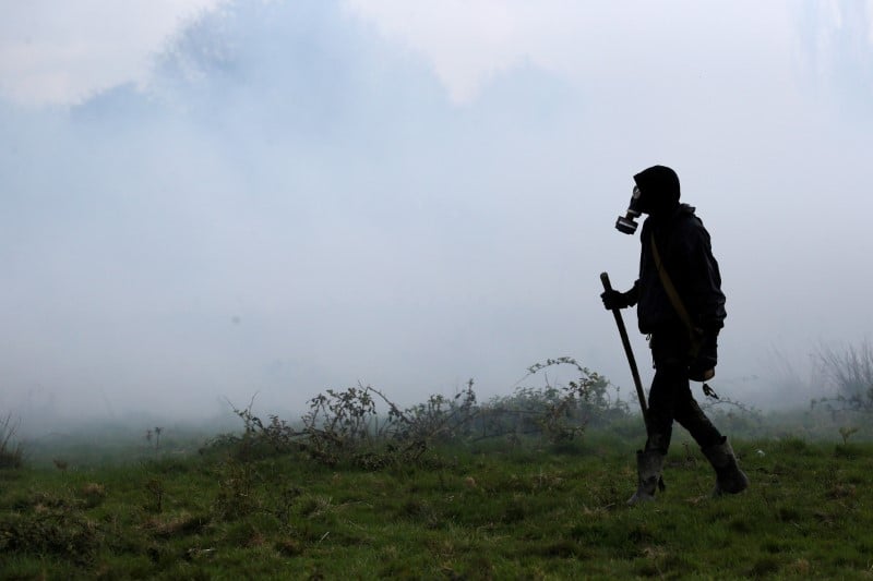 Un homme blesse par une grenade a notre-dame-des-landes