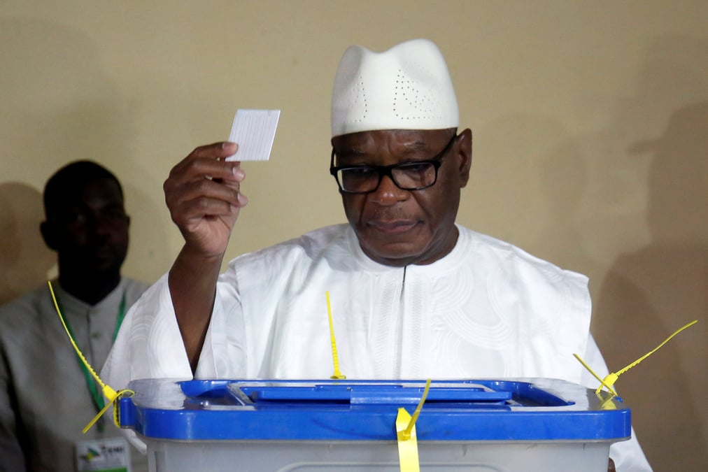 Ibk "confortablement" reelu au mali