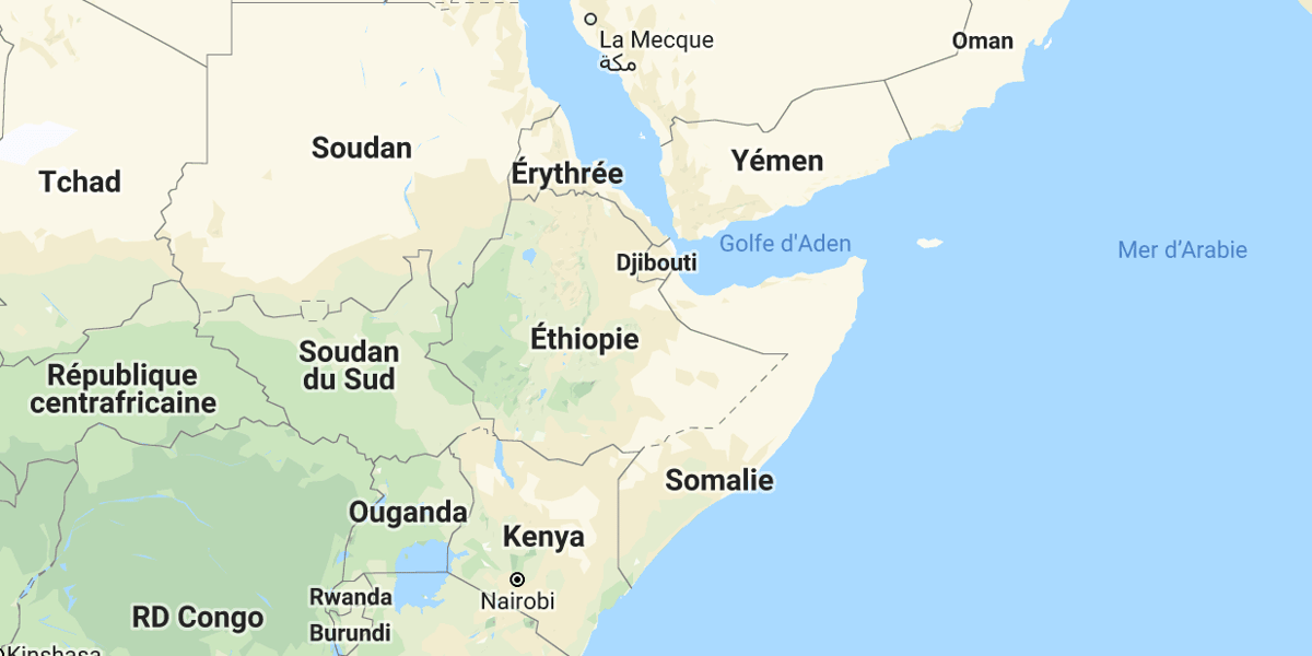 Corne de l'afrique carte
