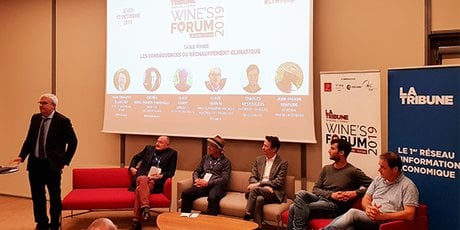 Première table ronde de La Tribune Wine's Forum, le 17 octobre 2019 à Nîmes.