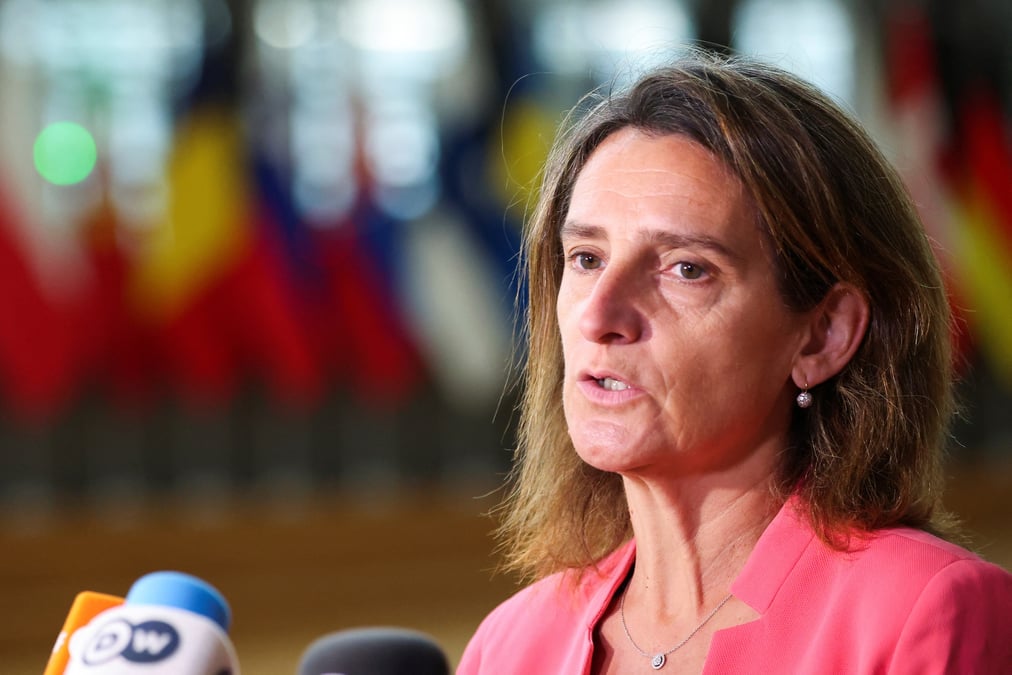 La ministre espagnole de la transition ecologique teresa ribera