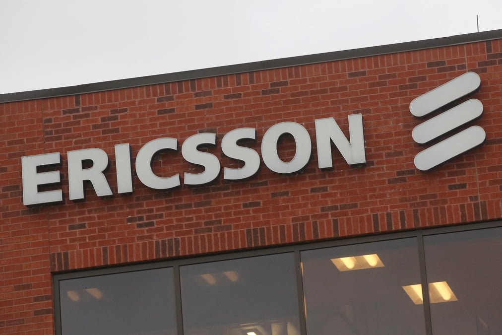 Le logo d'ericsson a kanata, en ontario, au canada
