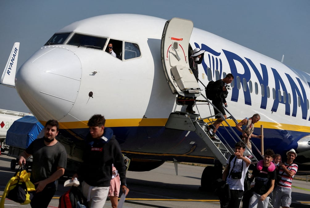 Les avions de Ryanair ont fait le plein cet été.
