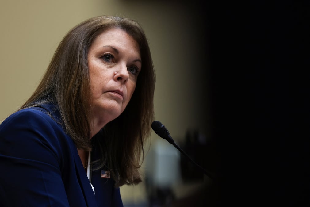 La directrice du secret service americain kimberly cheatle