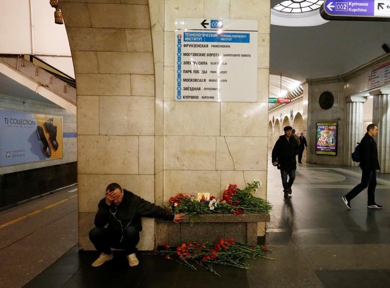 L'attentat de st-petersbourg revendique