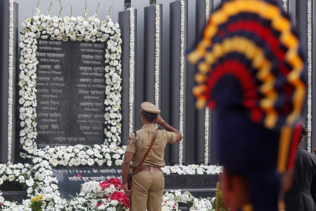 L'inde rend hommage aux victimes des attentats de 2008 a bombay