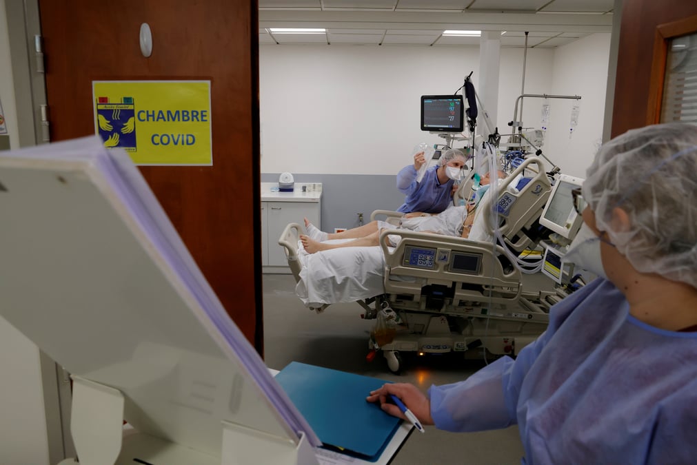 Coronavirus/france: le nombre de patients en reanimation continue d'augmenter
