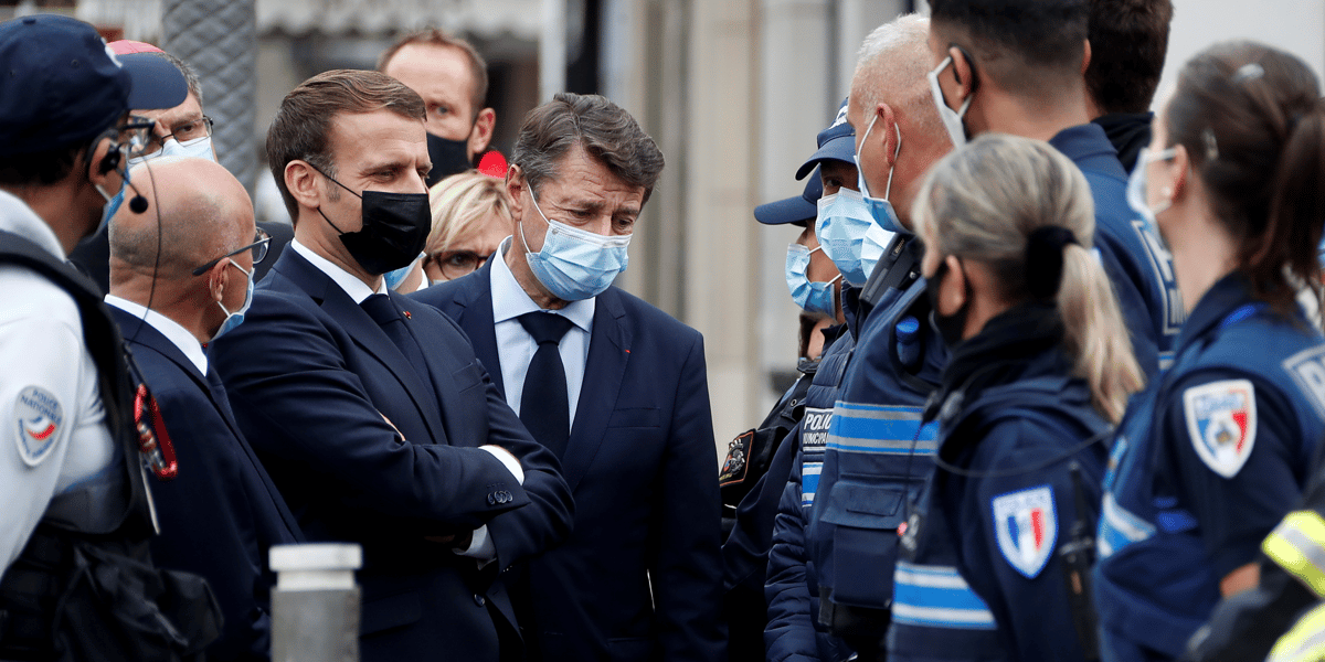 Macron, Estrosi, Nice