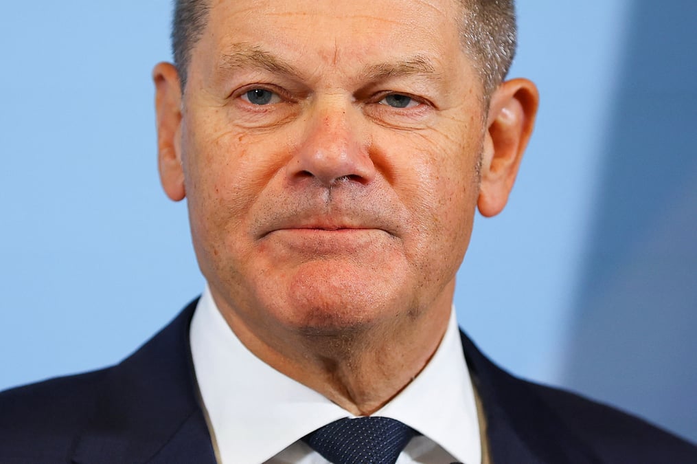 Le chancelier allemand scholz, a brandenburg