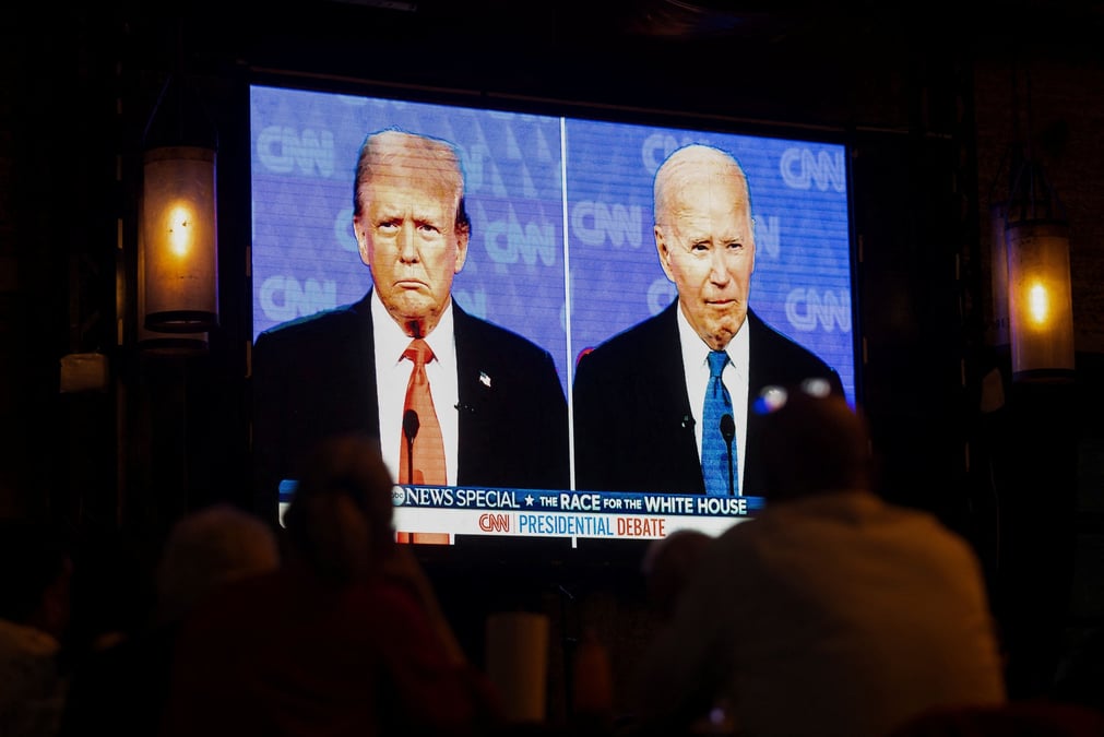 Joe Biden et Donald Trump ont ferraillé, jeudi, lors d'un premier télévisé en vue de l'élection présidentielle de novembre prochain.