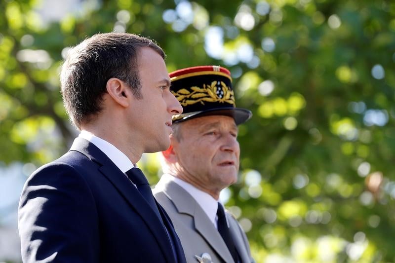 Le chef d'etat-major a remis sa demission a macron
