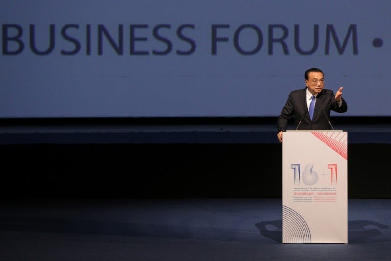 Le 1er ministre chinois prone l'ouverture economique au sommet "16+1"
