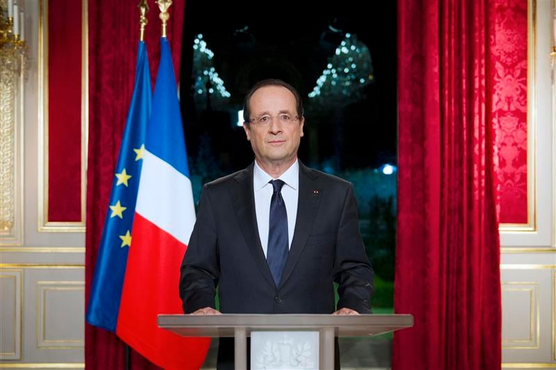 FRANÇOIS HOLLANDE ADRESSE UN MESSAGE DE CONFIANCE DANS SES VOEUX AUX FRANÇAIS