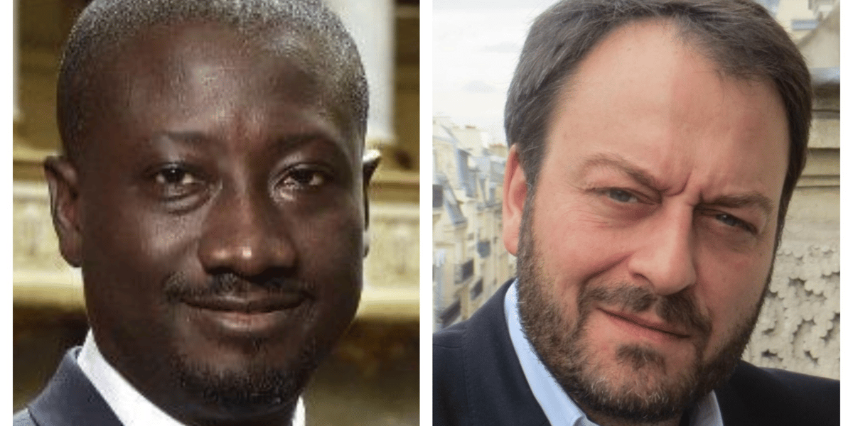 Patrice Anato, député LREM, Seine-Saint-Denis, et Pierre-Samuel Guedj, président d’Affectio Mutandi & d’Africa Mutandi.