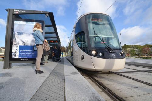 Entré en service fin 2012, le tramway assure près de la moitié des voyages comptabilisés par Transdev sur le réseau havrais.
