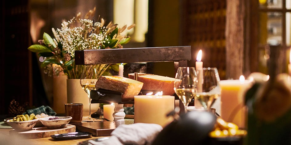 La raclette selon Jean-François Rouquette servie au Chalet du Park, au Park Hyatt Paris-Vendôme.