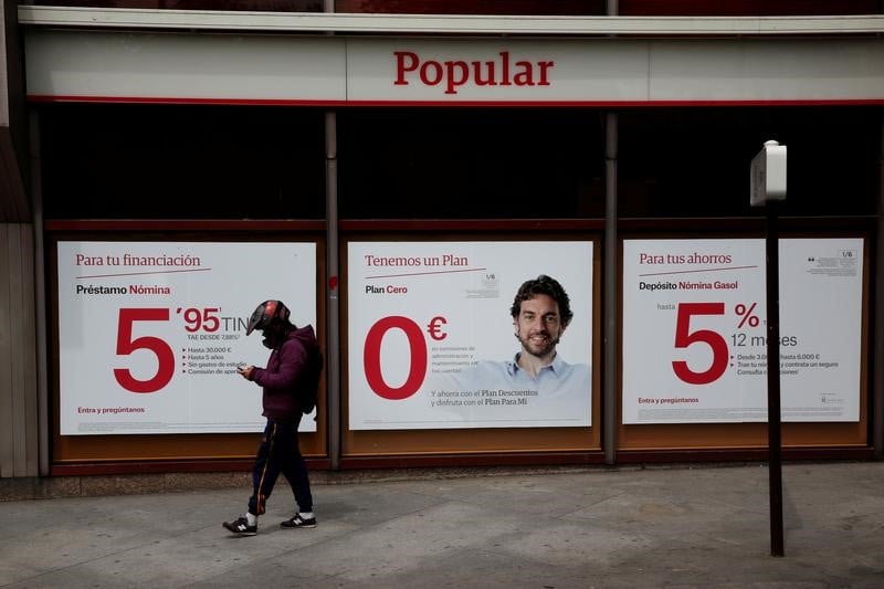 Banco popular envisage une levee de fonds, voire une fusion