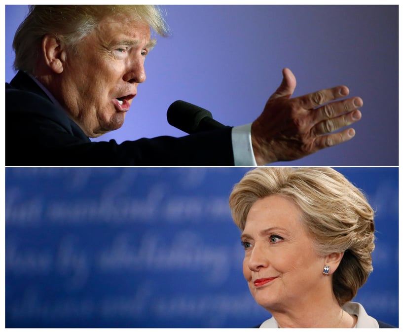 Clinton et trump s'opposent sur les chiffres de l'emploi
