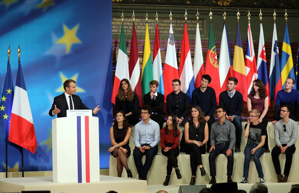 Macron propose de refonder l'europe