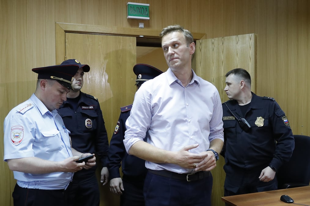 Russie: alexei navalny condamne a un mois de prison