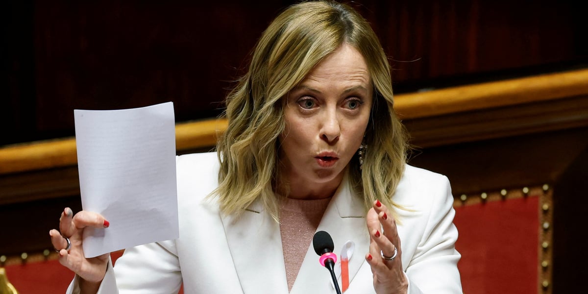 La Première ministre italienne, Giorgia Meloni.