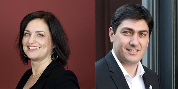 Laure Lenzotti et Clément Saad, directrice et président de la French Tech Méditerranée.