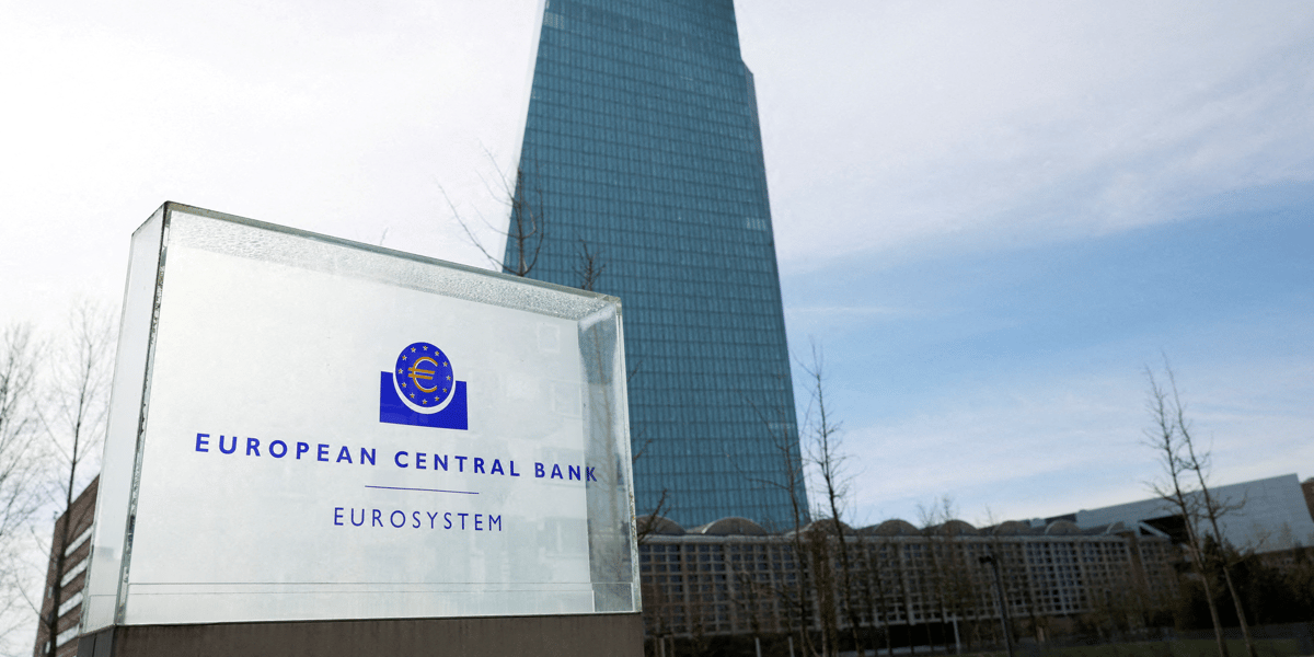 Le siege de la banque centrale europeenne (bce) a francfort