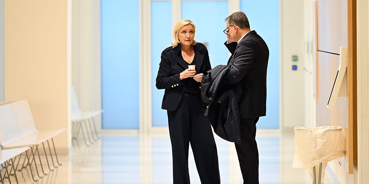 Marine Le Pen et son ex-compagnon Louis Aliot étaient au tribunal de Paris, mercredi 13 novembre dernier.