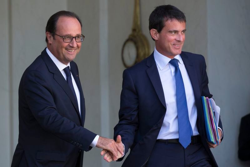 Nouvelle chute dans les sondages pour Hollande et Valls