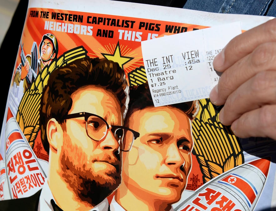 "the interview" projete aux etats-unis