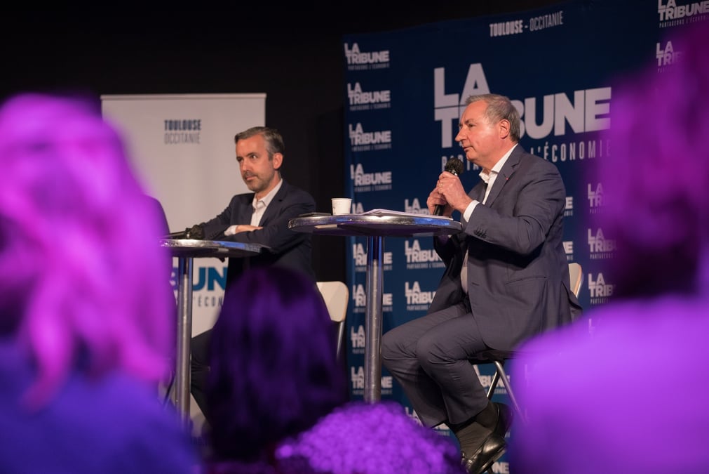Pendant une centaine de minutes, Antoine Maurice et Jean-Luc Moudenc, candidats au second tour des élections municipales à Toulouse, ont débattu autour de thématiques économiques.