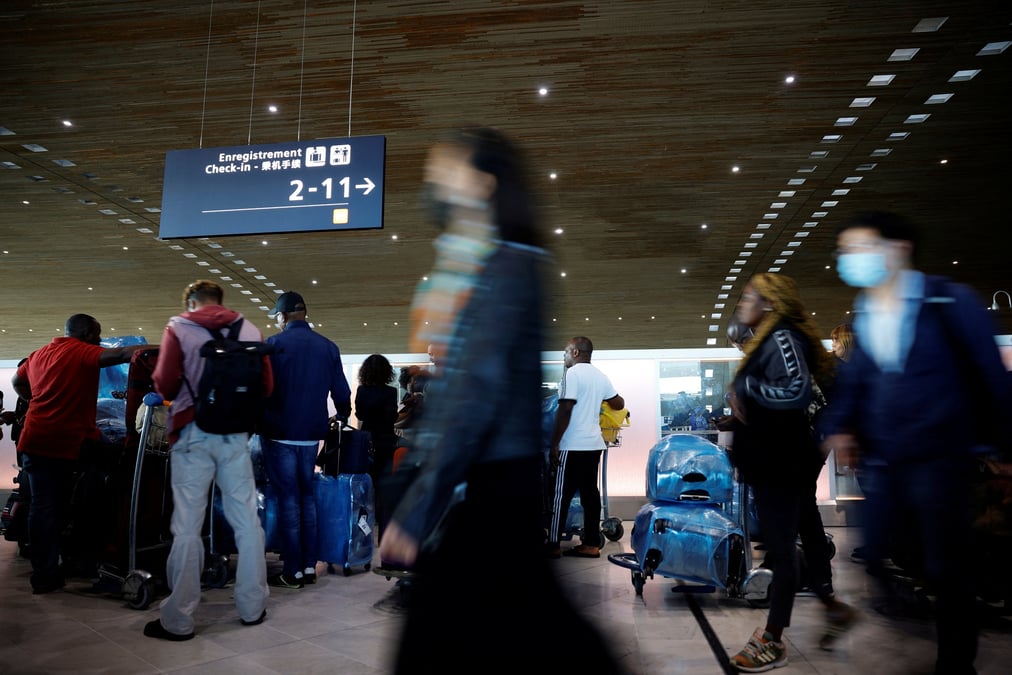 Un terminal de l'aeroport paris-charles de gaulle