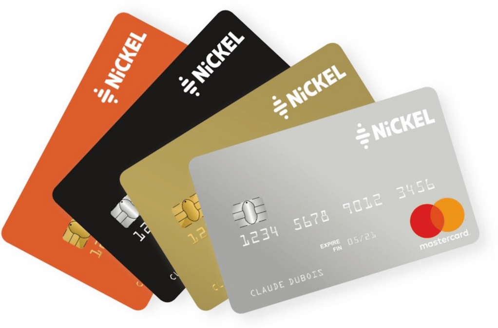 Compte Nickel Chrome carte BNP Paribas