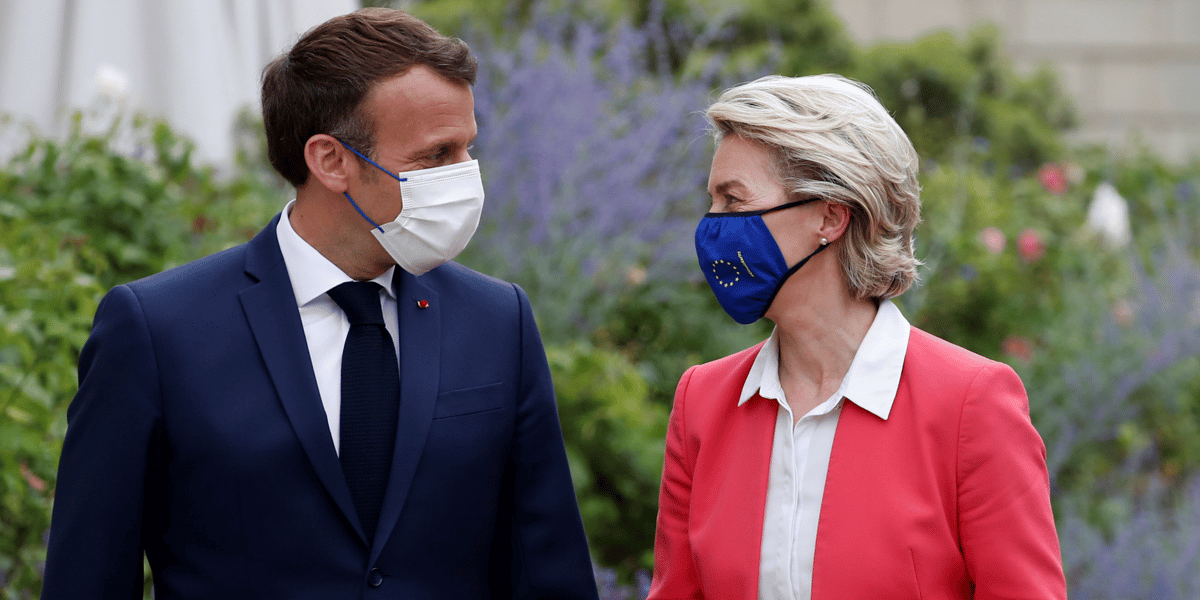 President Macron et von der Leyen