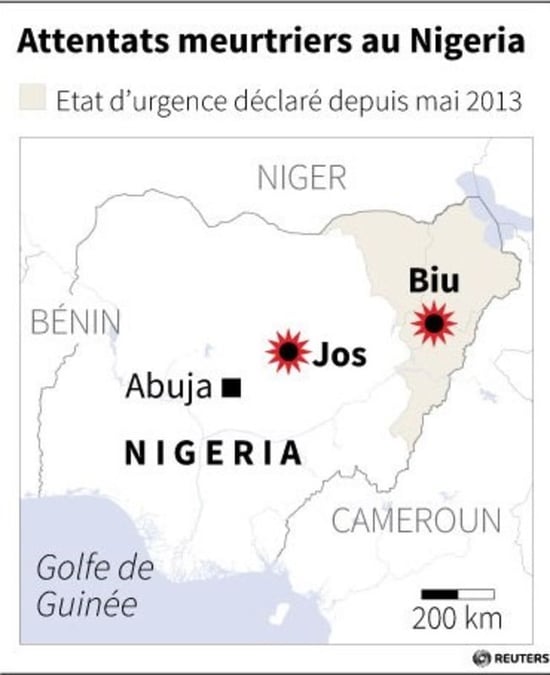Attentats meurtriers au nigeria