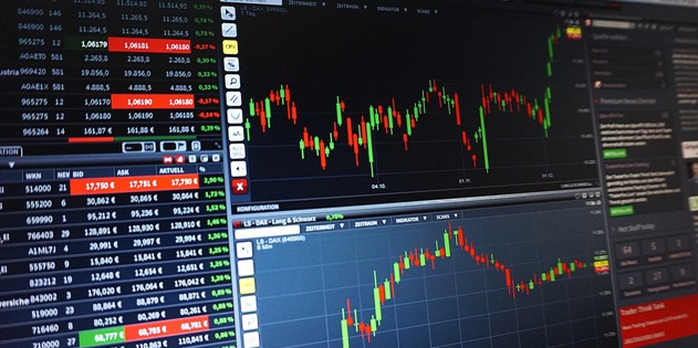 marché financier bourse graphique