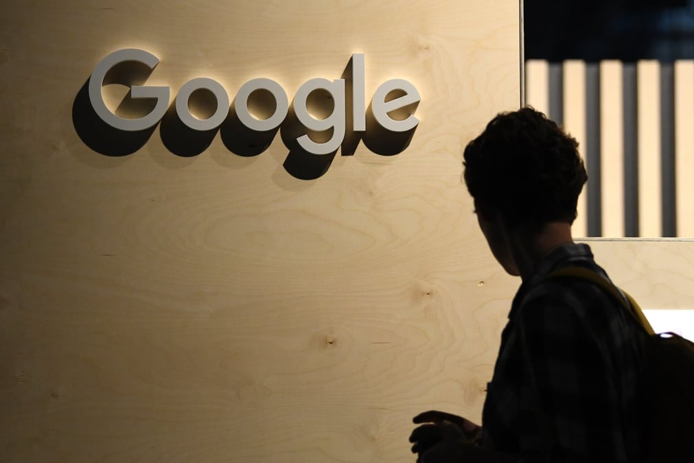 L'action d'Alphabet, la maison-mère de Google, a terminé en baisse de 4,61% à Wall Street. (Photo d'illustration)