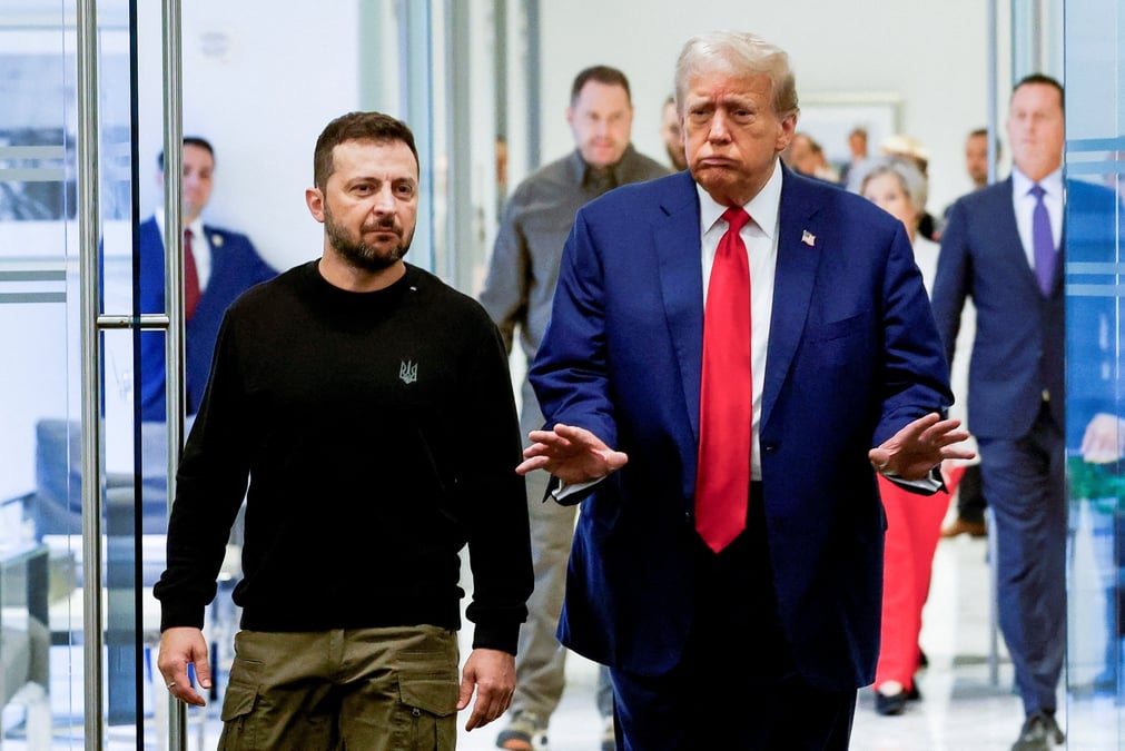 Volodymyr Zelensky (ici en septembre à New York) pourrait se rendre vendredi à Washington pour rencontrer Donald Trump et finaliser un accord-cadre sur l’exploitation de minerais ukrainiens.