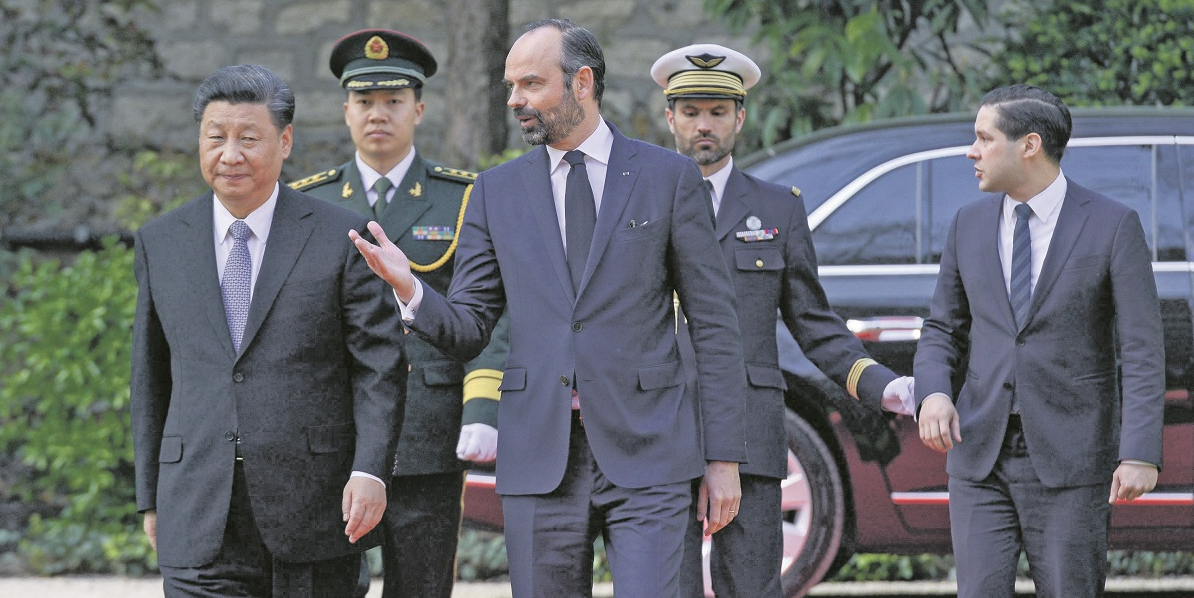 Edouard Philippe, Xi Jinping