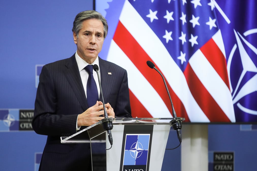 Les usa ne forceront pas leurs allies a choisir "entre eux et la chine", dit blinken