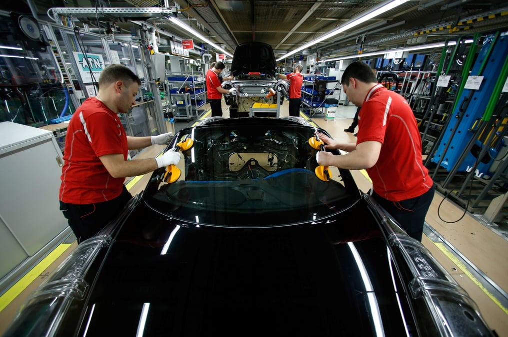 L'activite industrielle dans la zone euro se contracte