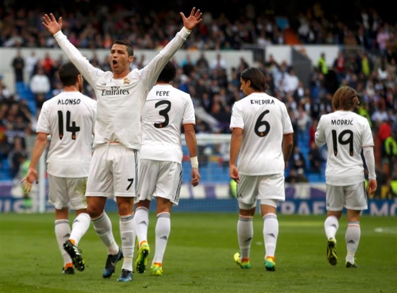 Liga: le Real Madrid et Ronaldo s'éclatent à Bernabeu