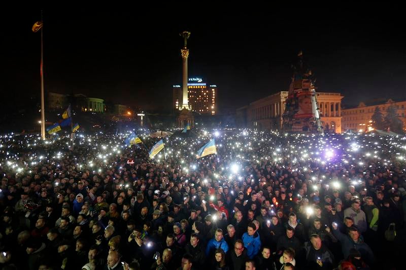 La rue ukrainienne continue de vouloir le départ de Ianoukovitch