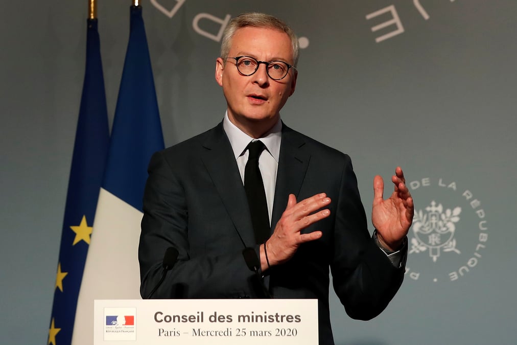 Le gouvernement decide a soutenir air france-klm
