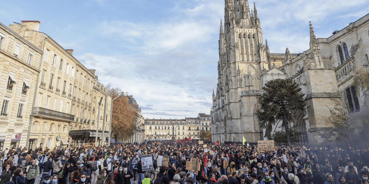 Manifestation 28 novembre Bordeaux Sécurité gloable