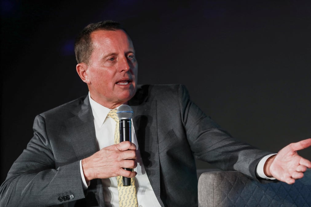 Richard grenell, ancien ambassadeur des etats-unis en allemagne, s'exprime lors de la conference d'action politique conservatrice (cpac) a mexico