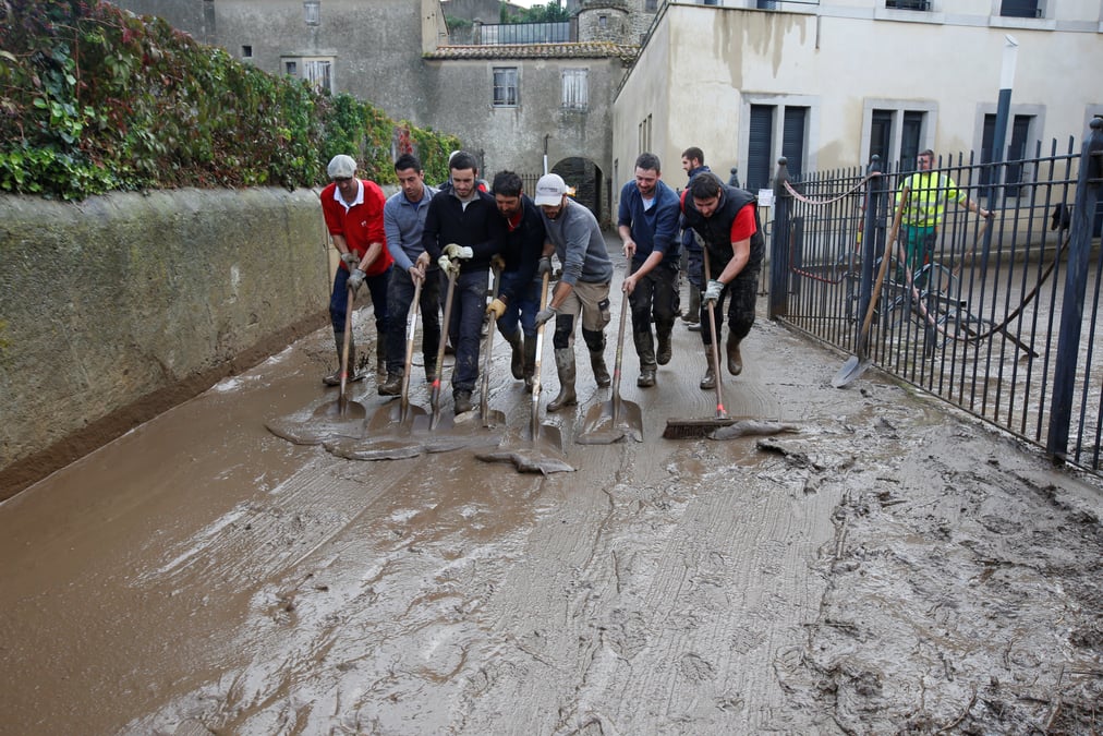 Macron dans l'aude lundi apres les inondations