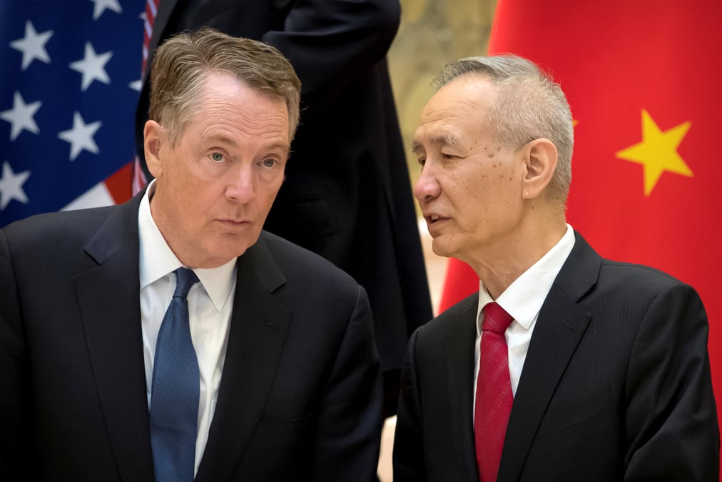 Reunion de "bilan" le 15 aout sur l'accord commercial usa-chine